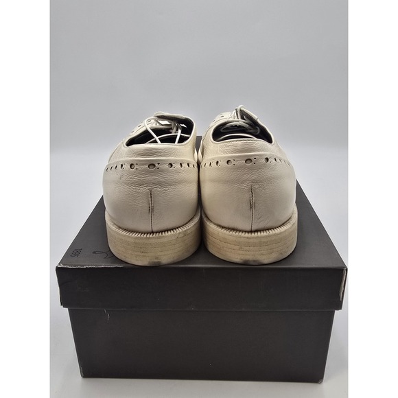 Robert Clergerie Brogue Shoes Mens Size‎ 11 White Leather P/GABY01 Dress New main image 4